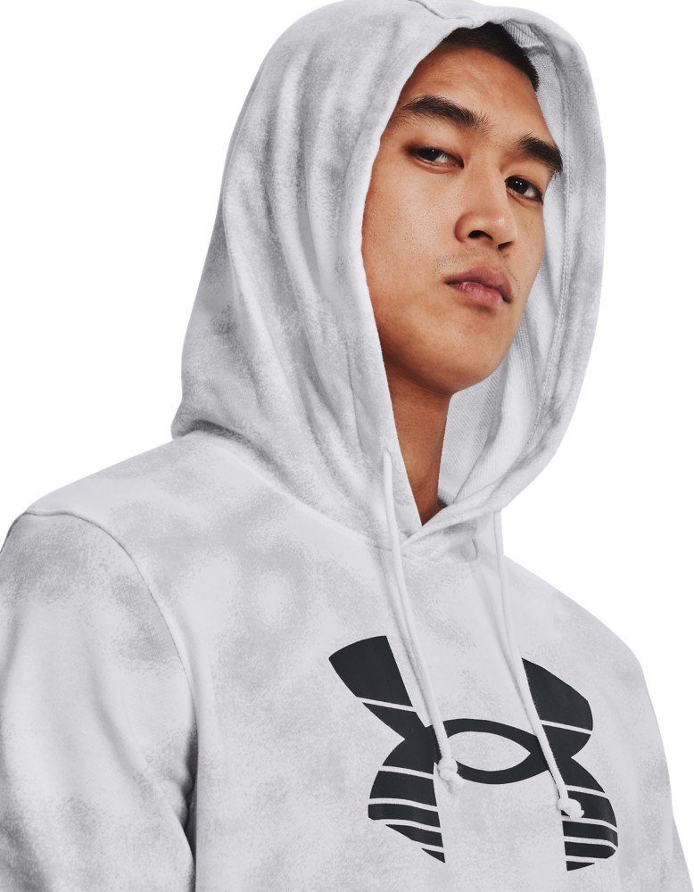 Under Armour® Kapuzenpullover UA aus Rival 100 Hoodie Terry White French
