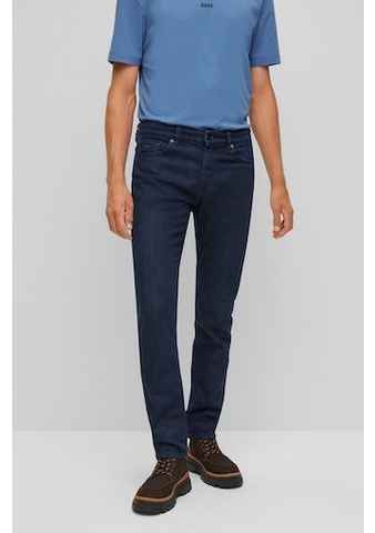 BOSS ORANGE Slim-fit-Jeans Delaware BC-L-C mit Leder-Badge
