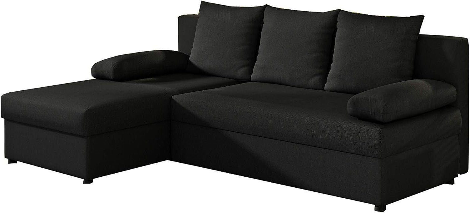 Montierbar, Couch L-Form Polstergarnitur Beidseitig mit mane ARON, Schlaffunktion Polstersofa Wohnlandschaft mit MOEBLO Ecksofa