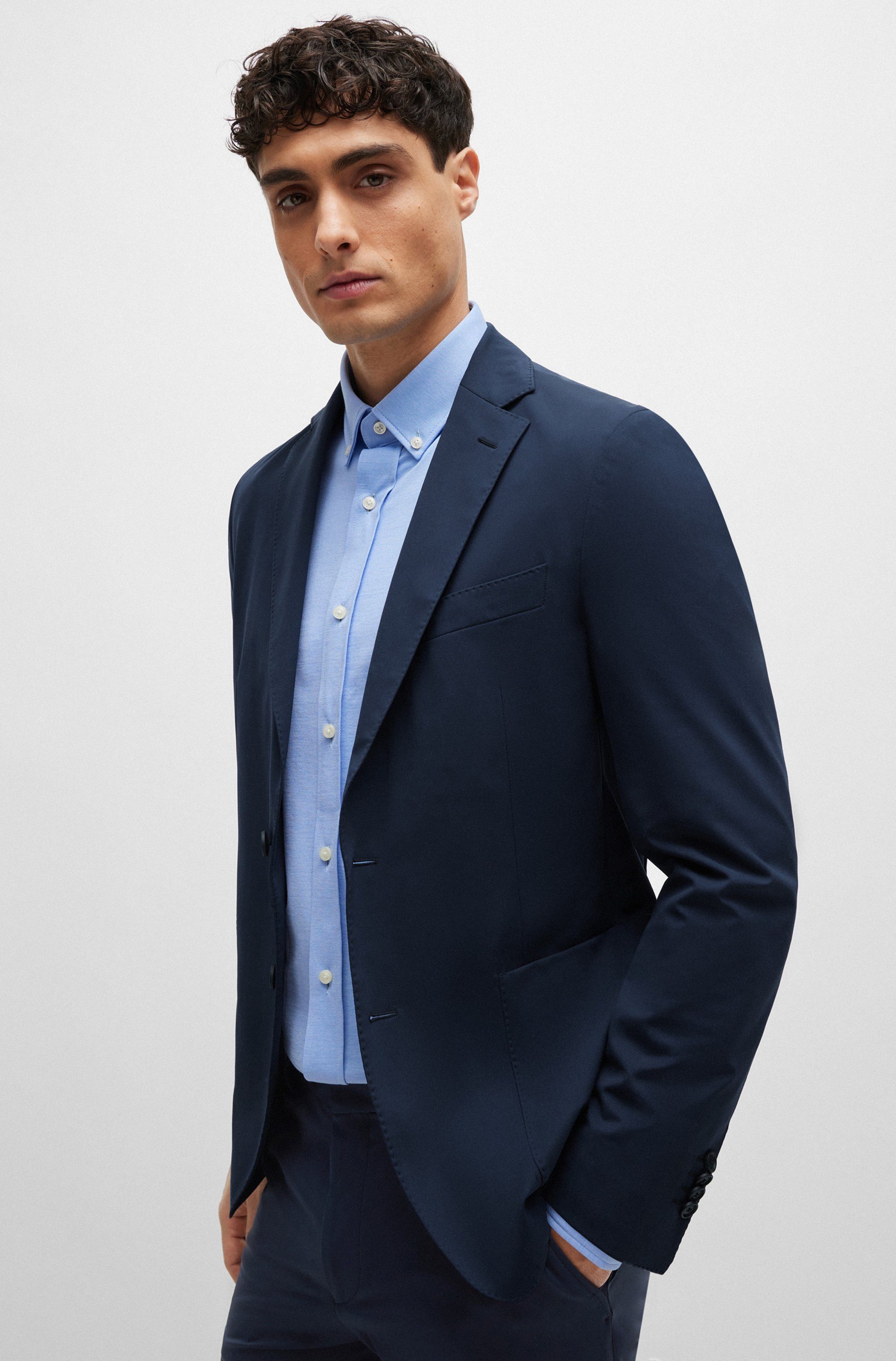 BOSS Businesshemd JOE mit Button-Down-Kragen, regular fit