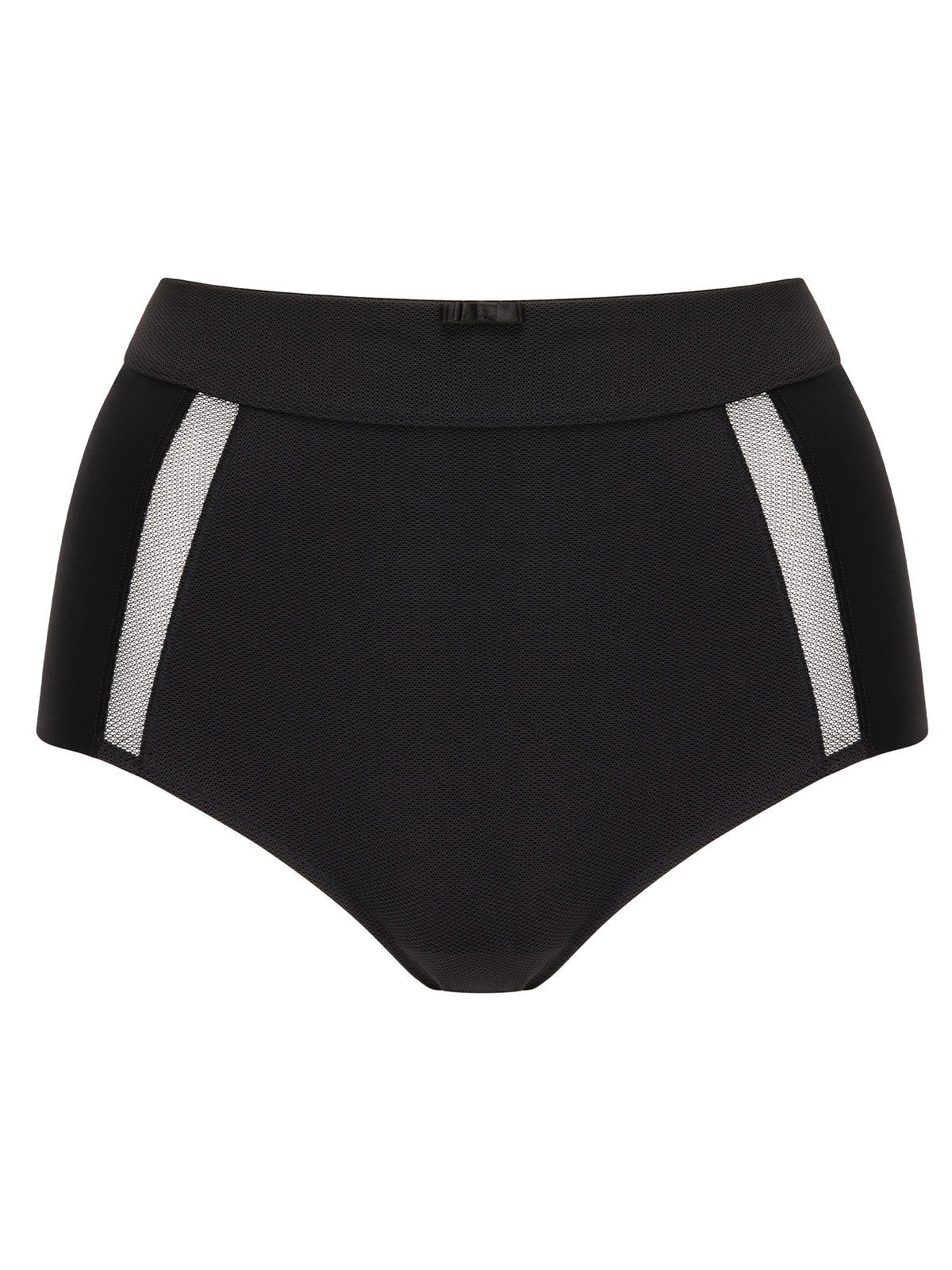 (Stück, - Schwarz Damen Divine Felina Panty Vision Miederslip 1-St)