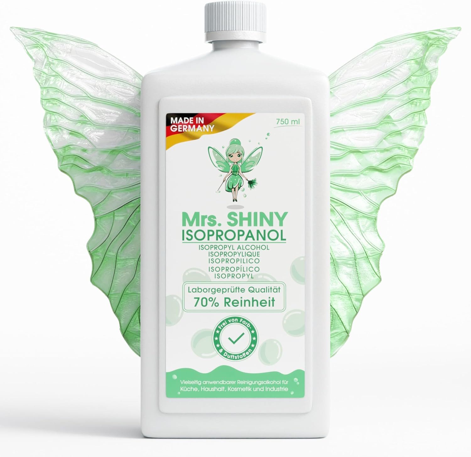 Mrs Shiny Mrs Shiny Isopropanol 750ml Reinigungsalkohol