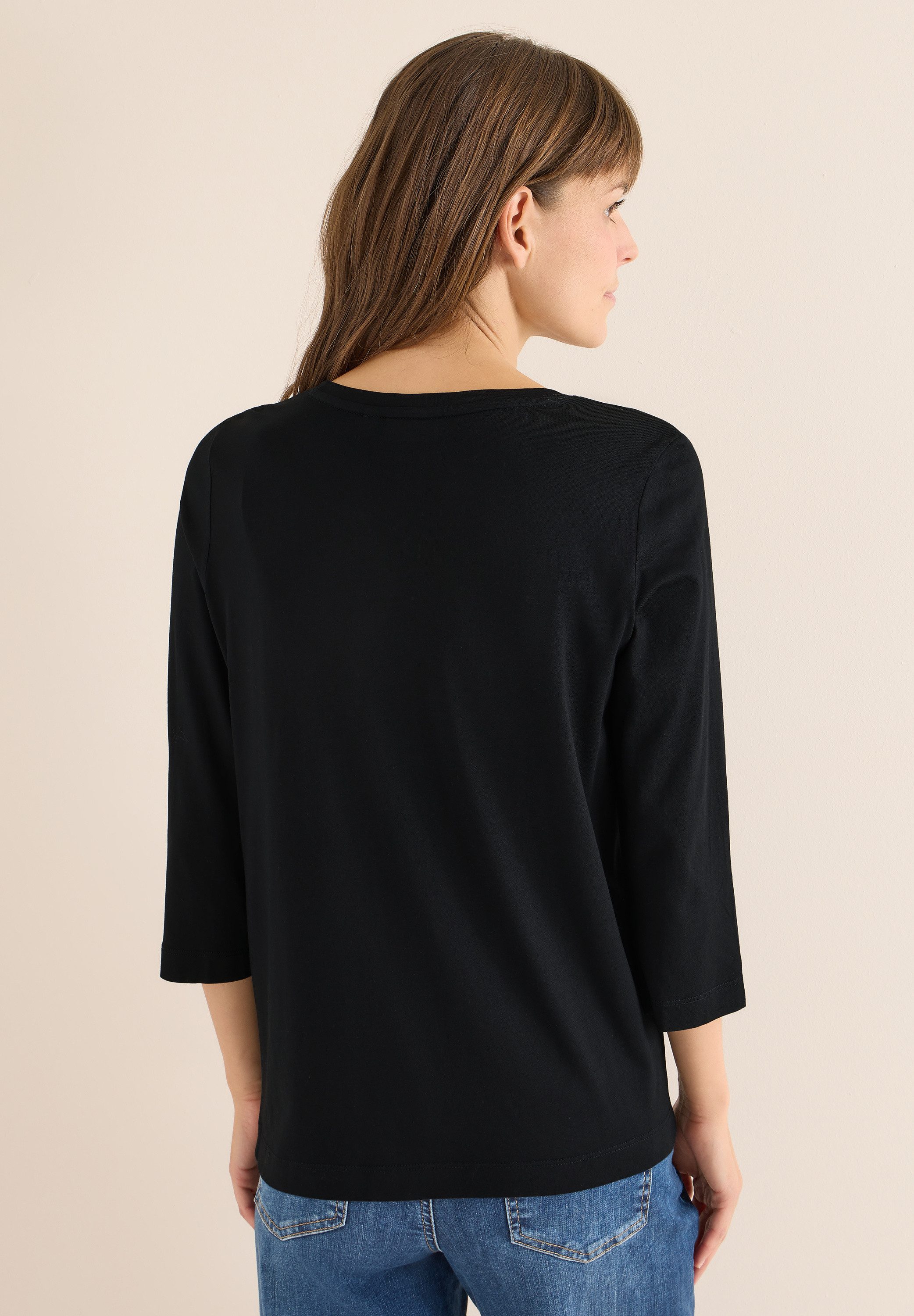 CECIL 3/4-Arm-Shirt im soften Baumwoll-Mix günstig online kaufen