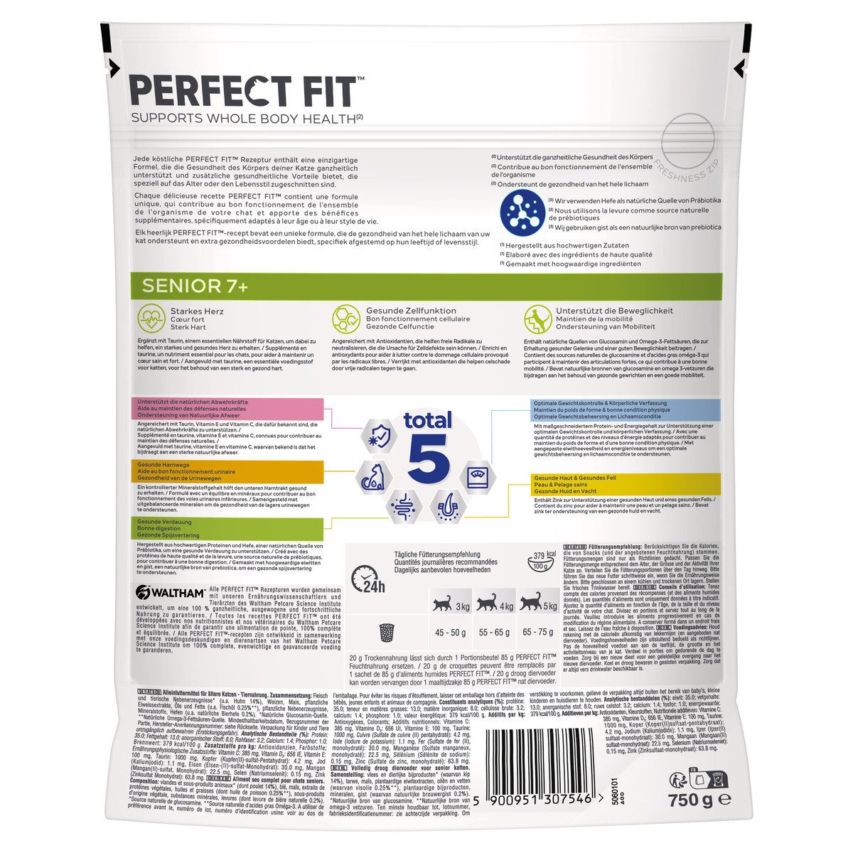 Perfect Fit Senior 7+ mit Huhn 750 g, für: Katze