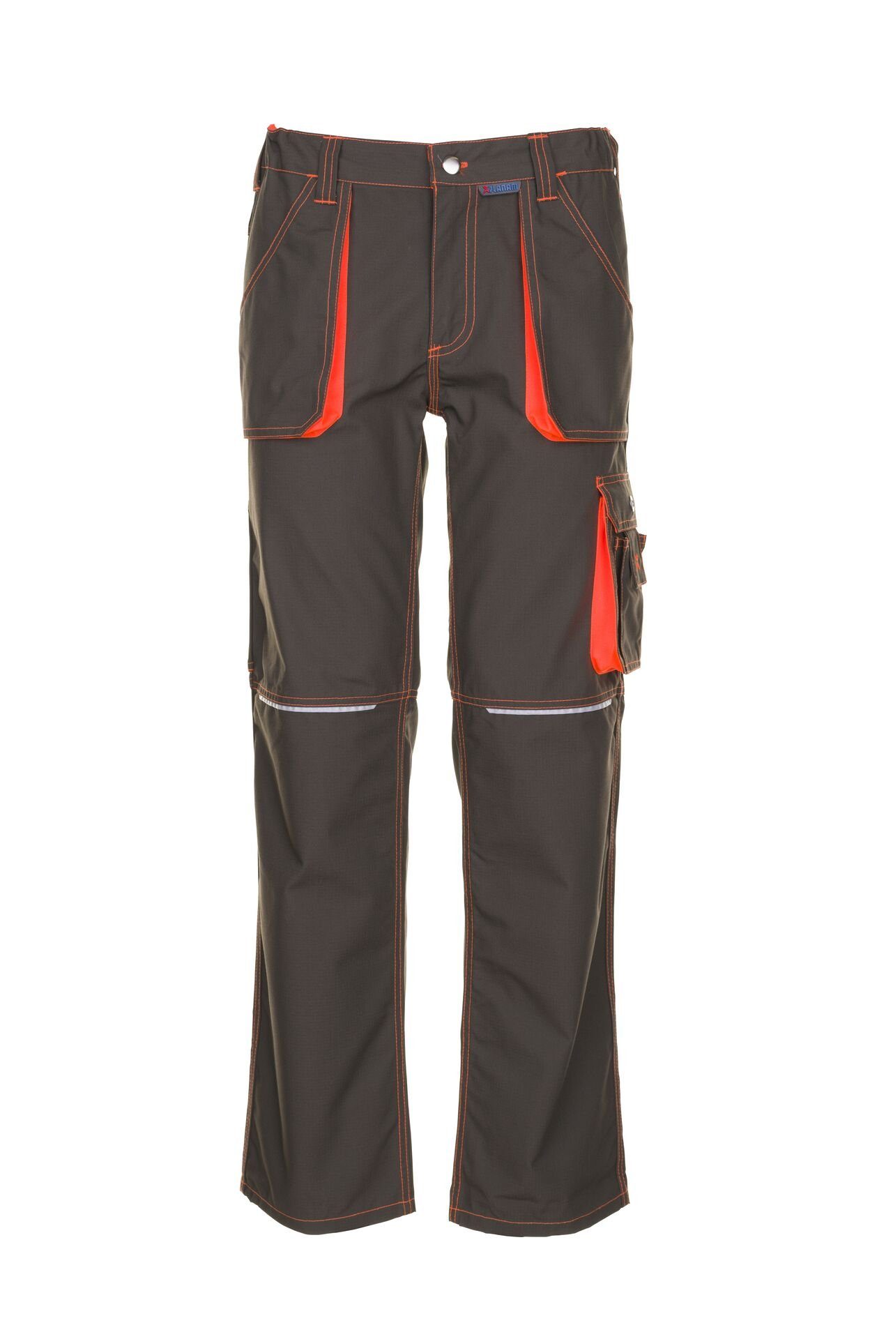 Arbeitshose oliv/orange Basalt Bundhose Größe Neon 62 (1-tlg) Planam