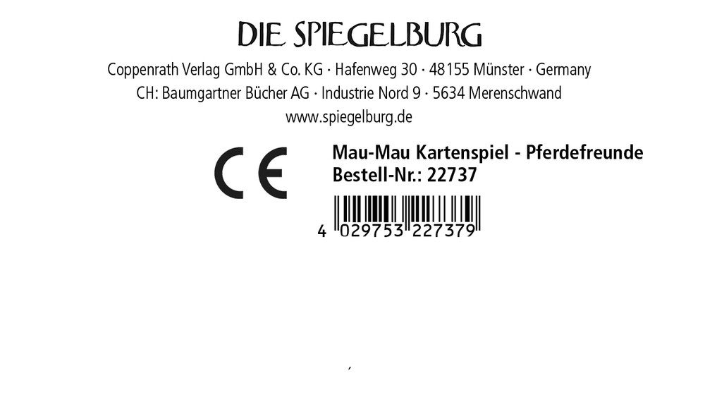 COPPENRATH DIE SPIEGELBURG Spiel