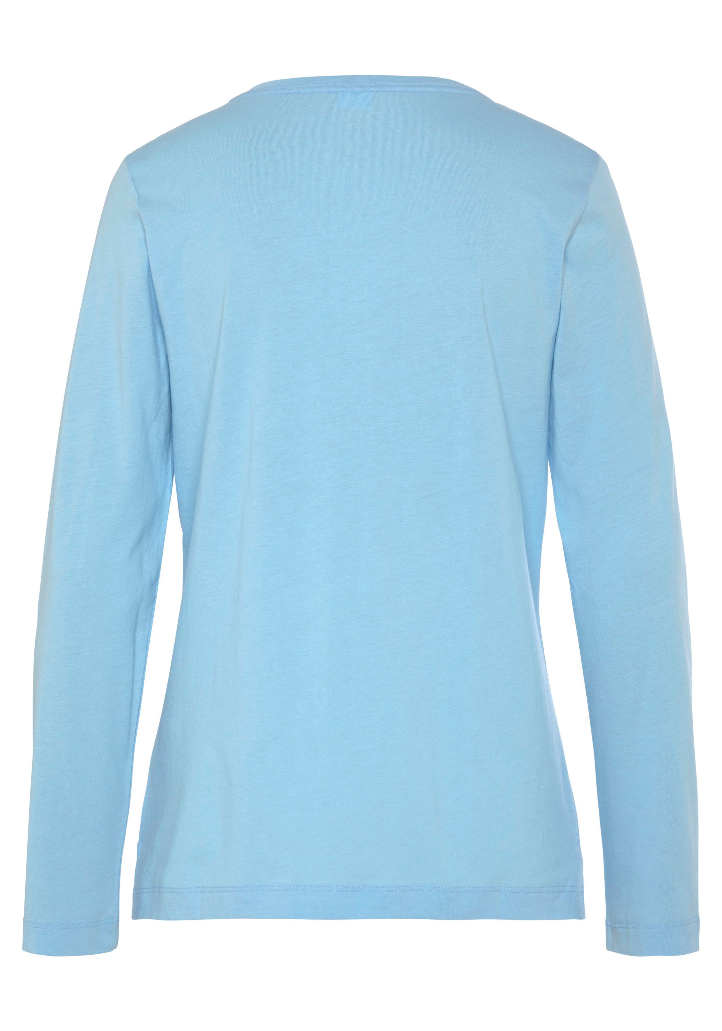 s.Oliver Pyjamaoberteil (1-tlg) mit Frontdruck – Bild 4 von 5