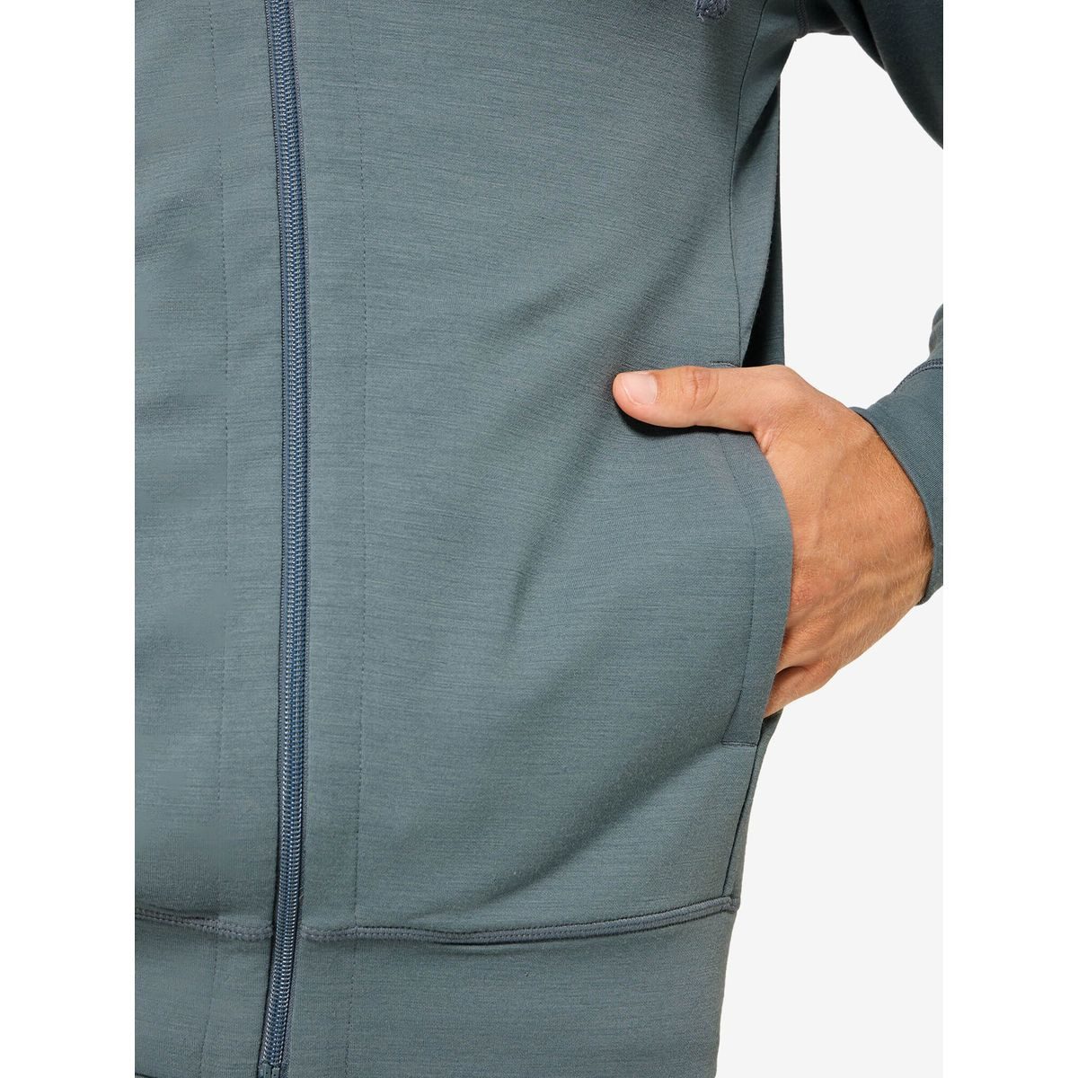 SUPER.NATURAL Sweatshirt M Everyday Hoodie Vielseitiger Merino-Hoodie mit Kapuze und Reißverschluss, ideal für