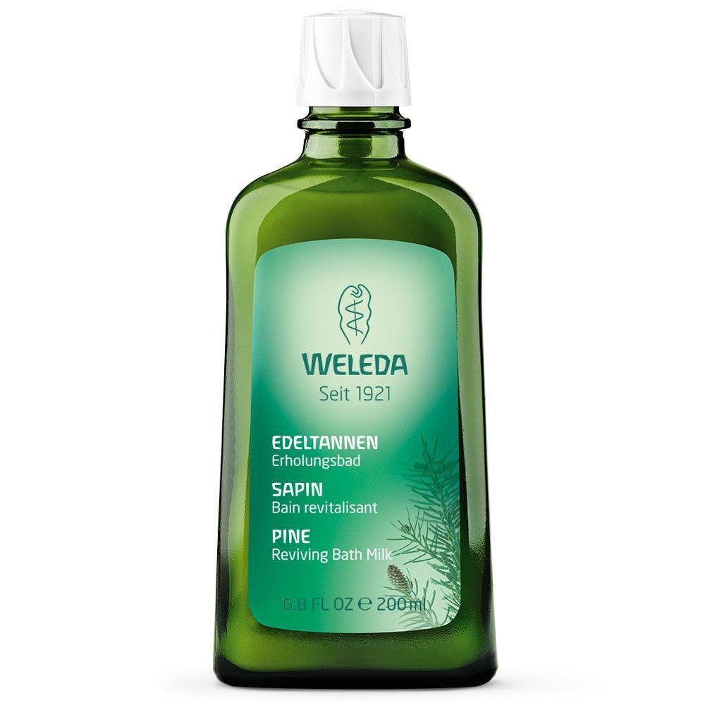 WELEDA Badezusatz Edeltannen Erholungsbad, Braun, 200 ml