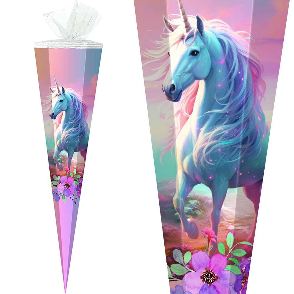 STYLEX Schultüte 85 cm Mädchen 2025 Einhorn
