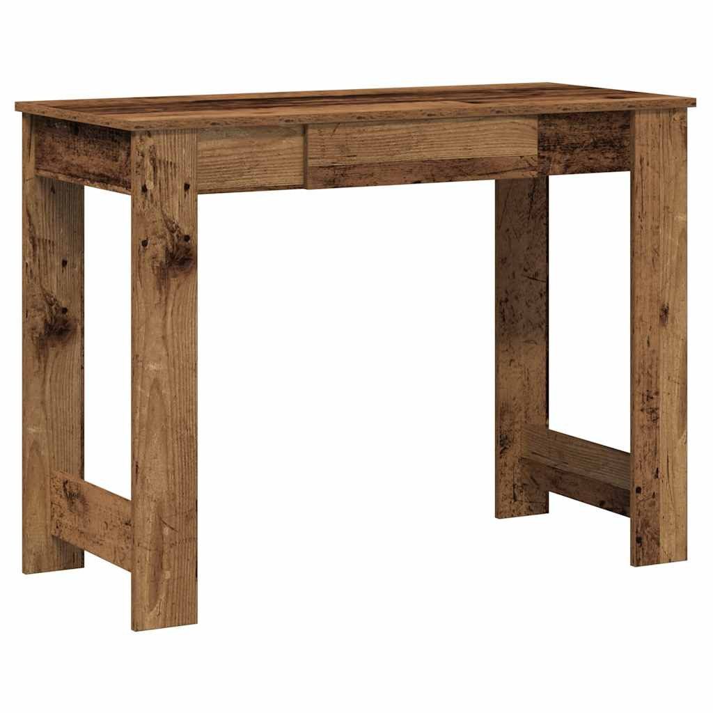 vidaXL Schreibtisch Schreibtisch Altholz-Optik 100x45x75 cm günstig online kaufen