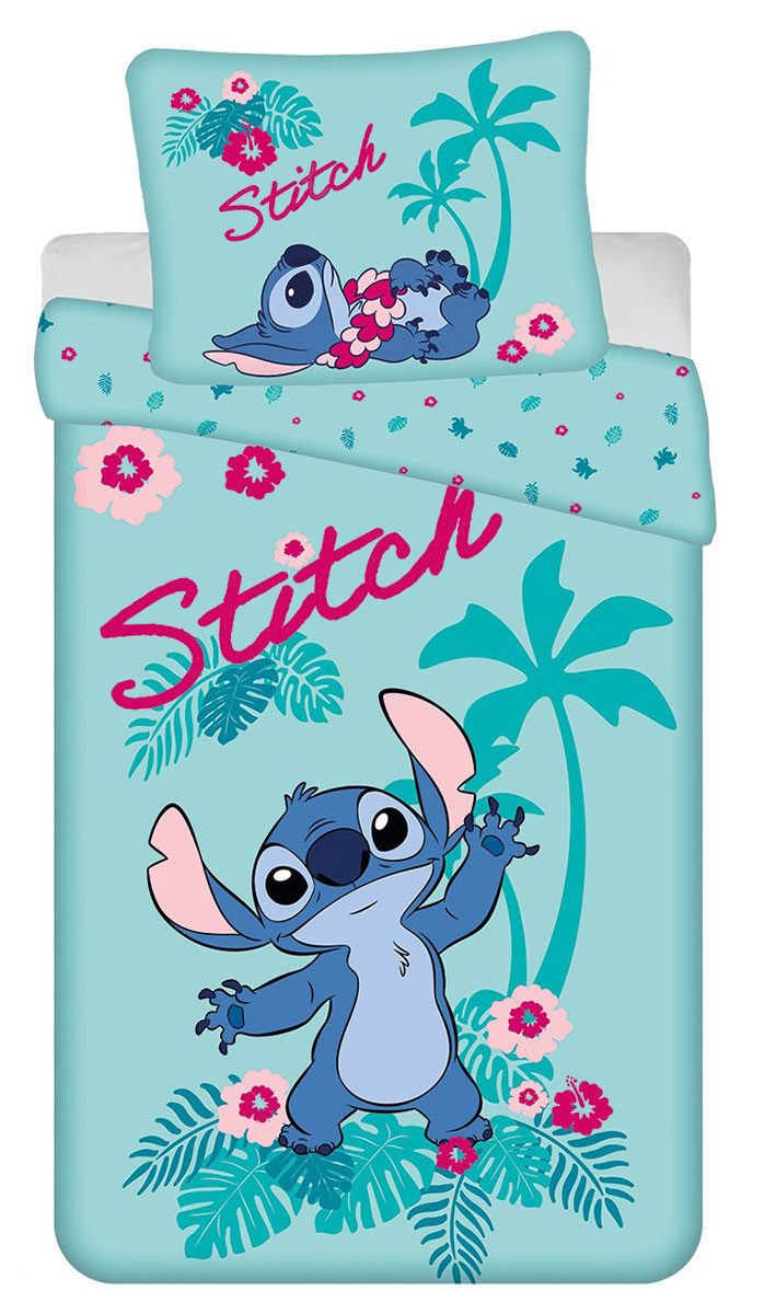 Jerry Fabrics Kinderbettwäsche Stitch, Renforcé, 2 teilig günstig online kaufen
