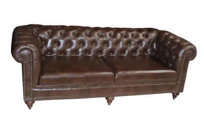 JVmoebel 3-Sitzer Chesterfield 3 Sitzer Couch Sitz Kunstleder Sofas Sofort, Made in Europa