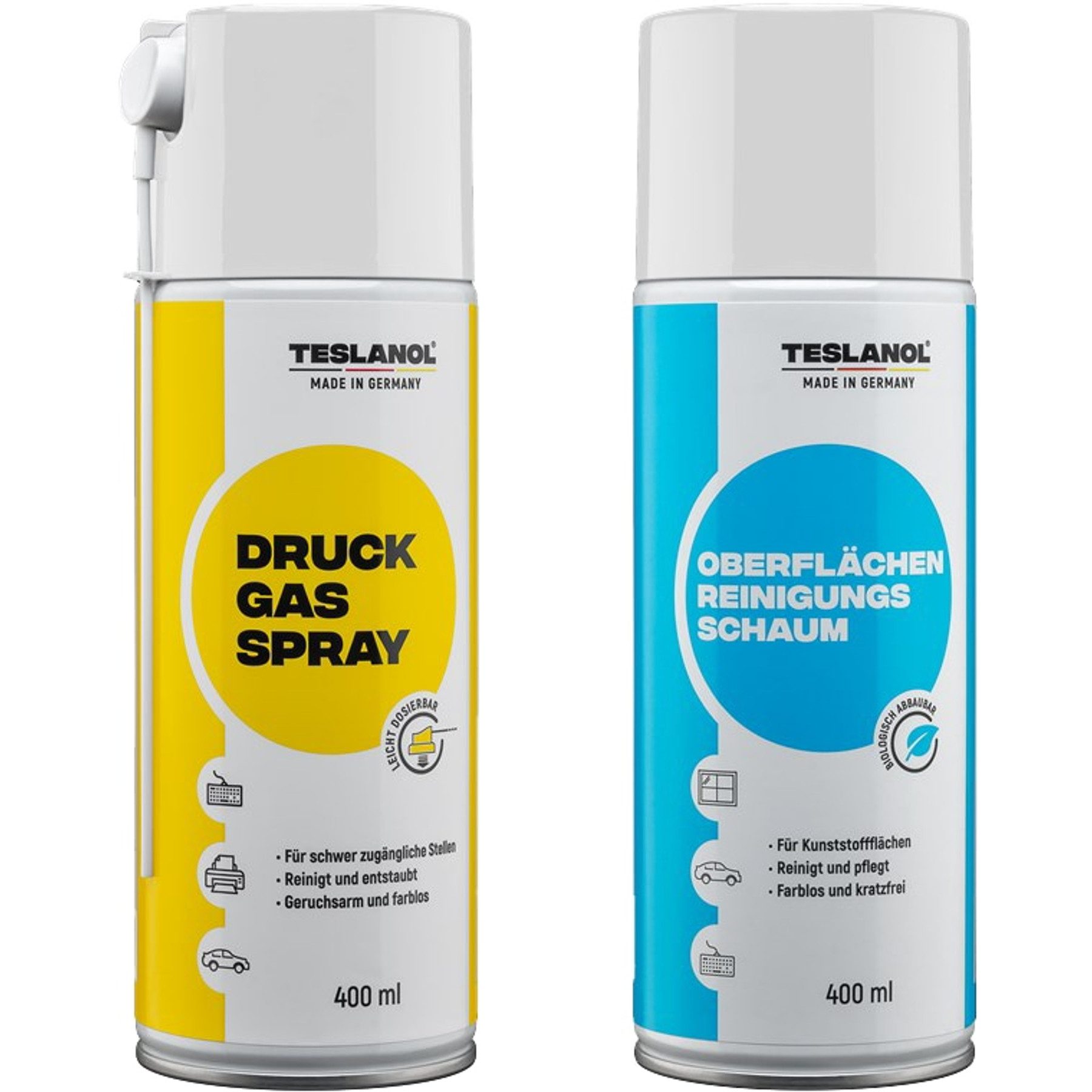 teslanol Reinigungs-Set TESLANOL Office-Sprays-Set, 2-teilig