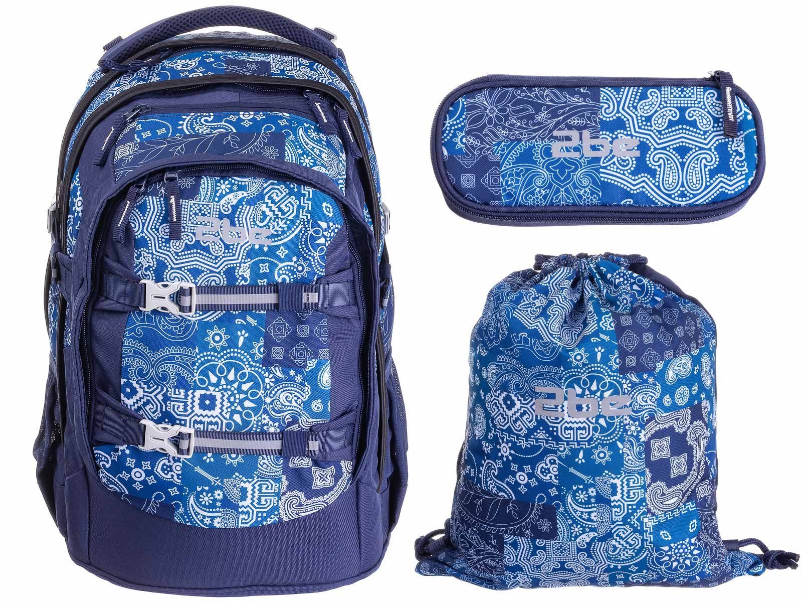 Schulrucksack Schulrucksack-Set (Set, 4-tlg., inkl. Regencape, Inkl. Schulrucksack, inkl. Schlampermäppchen, inkl. Sportbeutel), inkl. Regencape, Turnbeutel und Schlampermäppchen