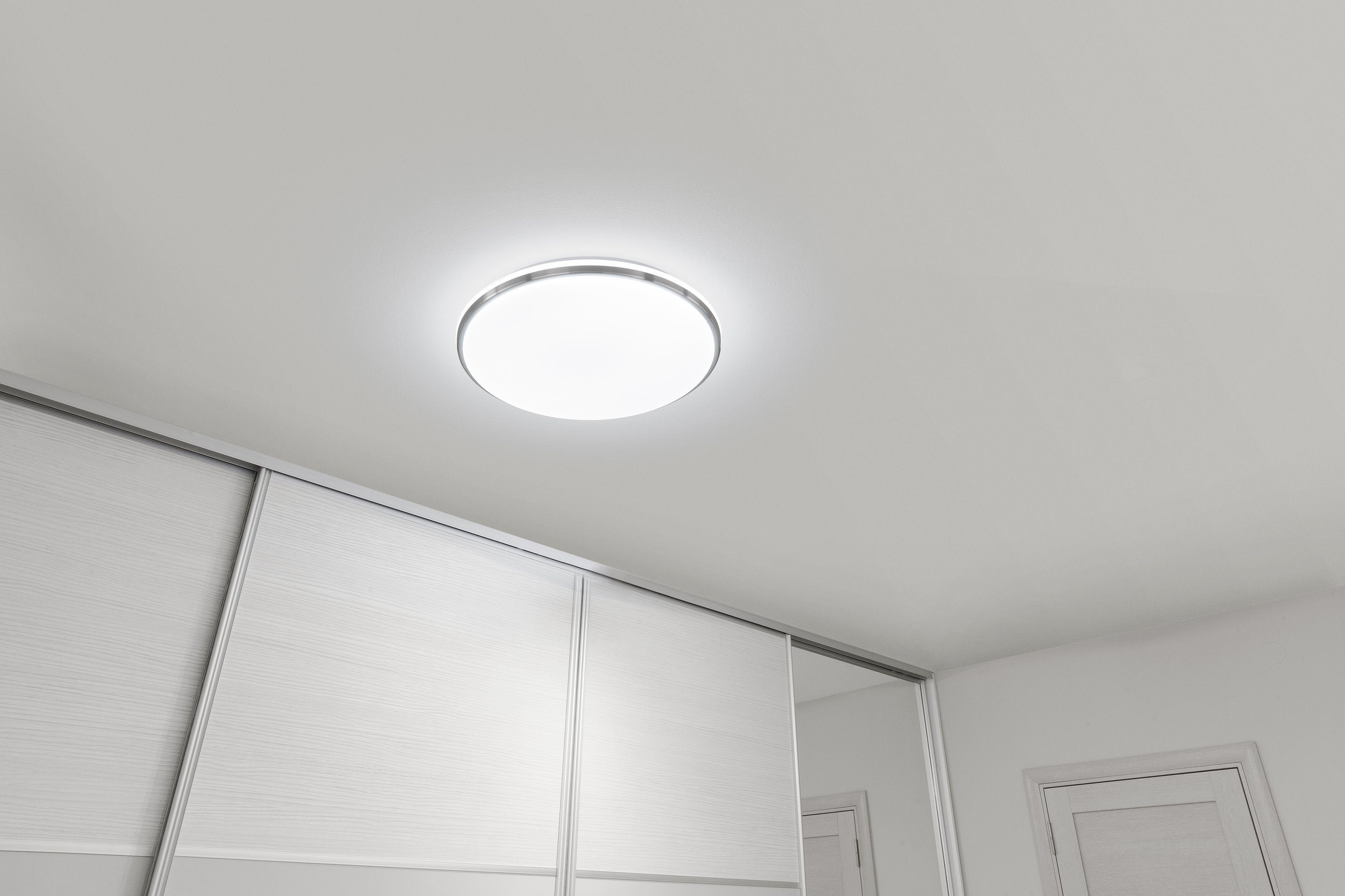 34 LED Deckenleuchte Leuchtmittel EGLO Wandlampe inklusive, Ø dimmbar, Stufen cm Wohnzimmerlampe Deckenlampe, Marunella, in