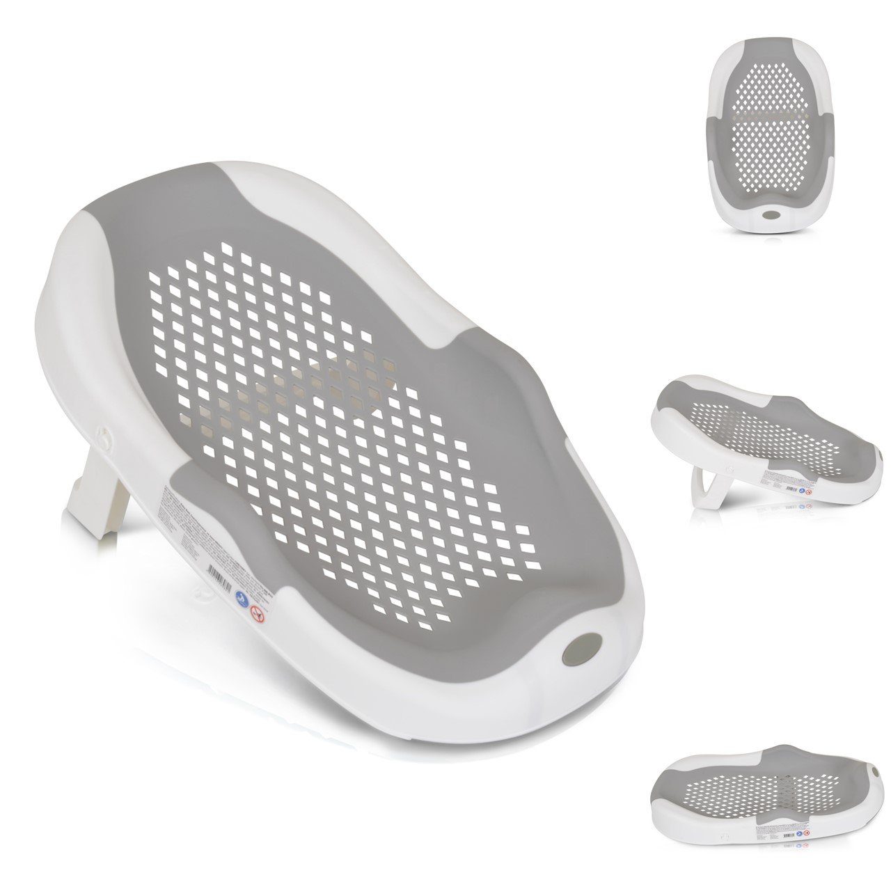 Moni Babybadewanne Baby Badesitz Meshy Stützfuß, (1-tlg), faltbar rutschfes günstig online kaufen