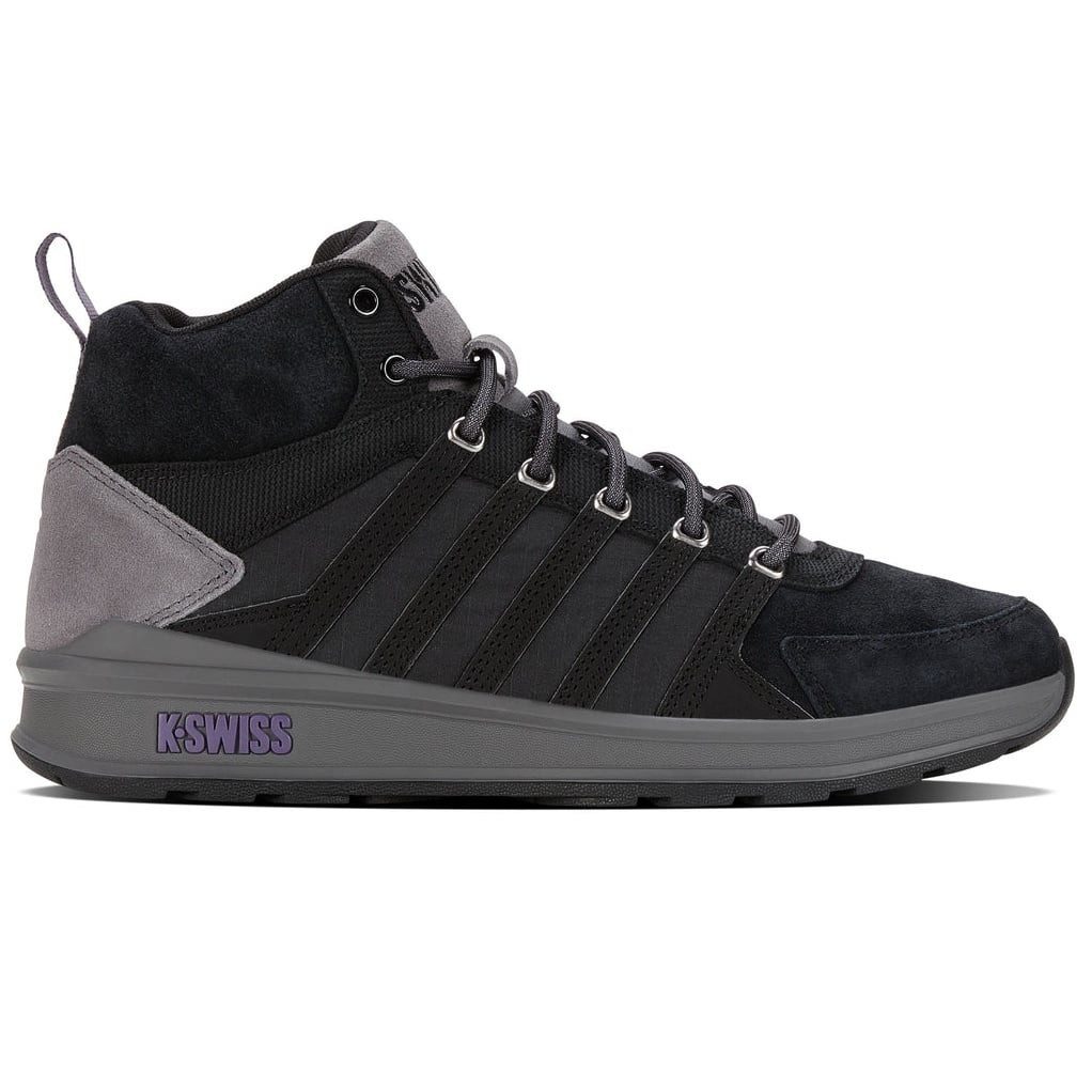 K-Swiss Winterschuhe Vista Trainer Mid (Leder) schwarz/charcoal Herren Sneaker