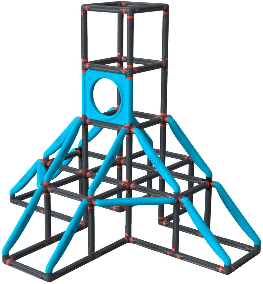 BIG Klettergerüst BIG Outdoor Spielzeug Klettergerüst Kraxxl The Giant 299 Teile 8000557