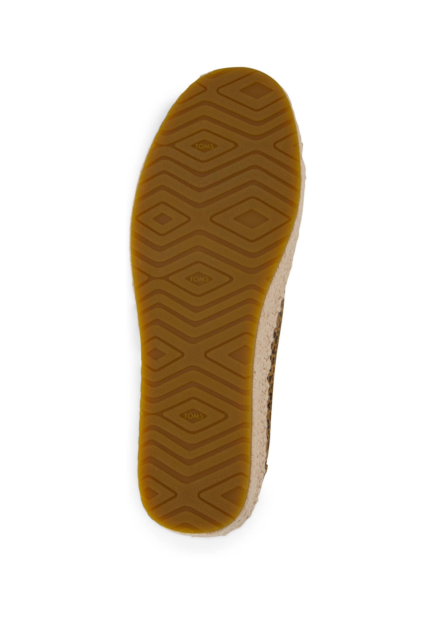 TOMS VALENCIA LACE UP Espadrille toffee leopard print