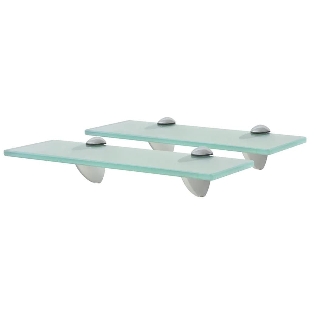 vidaXL Regal Schweberegale 2 Stk. Glas günstig online kaufen