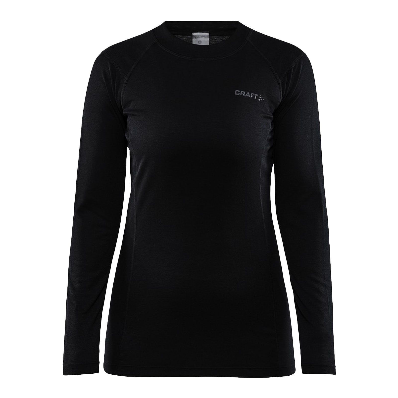 Craft Thermounterhemd Core Warm Baselayer enganliegender black 999000 mit langer, Set Hose