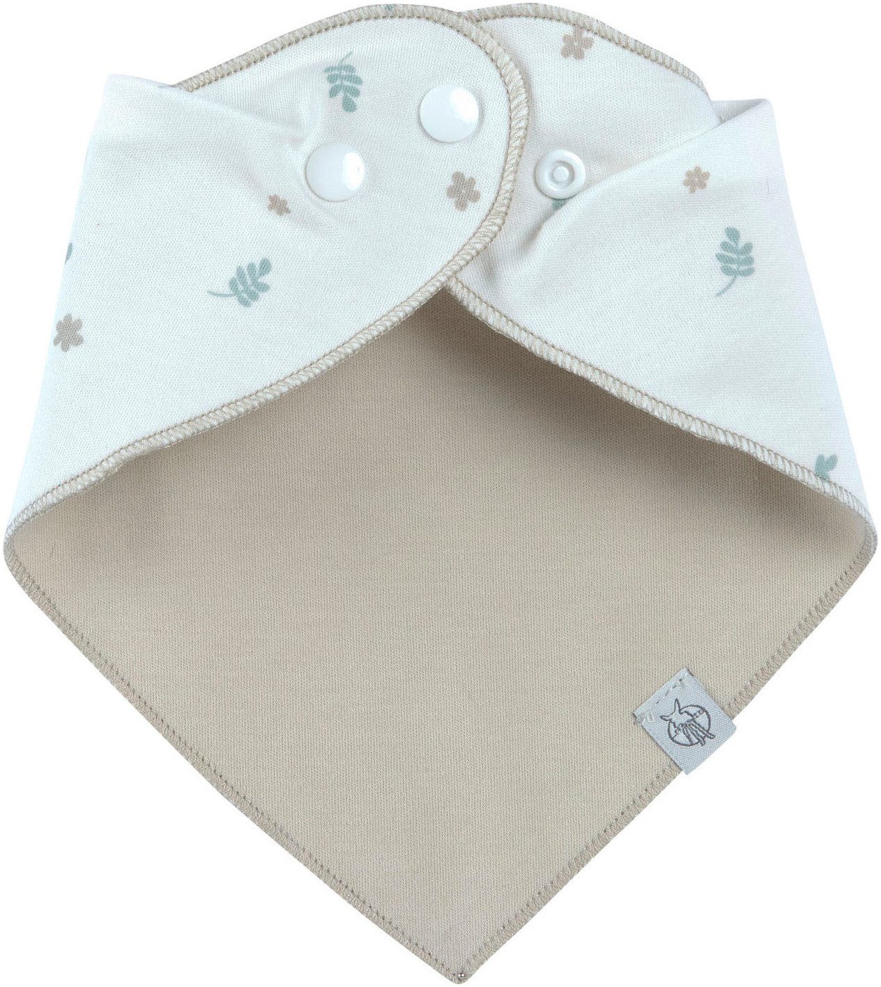 LÄSSIG Dreieckstuch Bandana, Floral, (Set, 2-St), für Babys; wasserdicht
