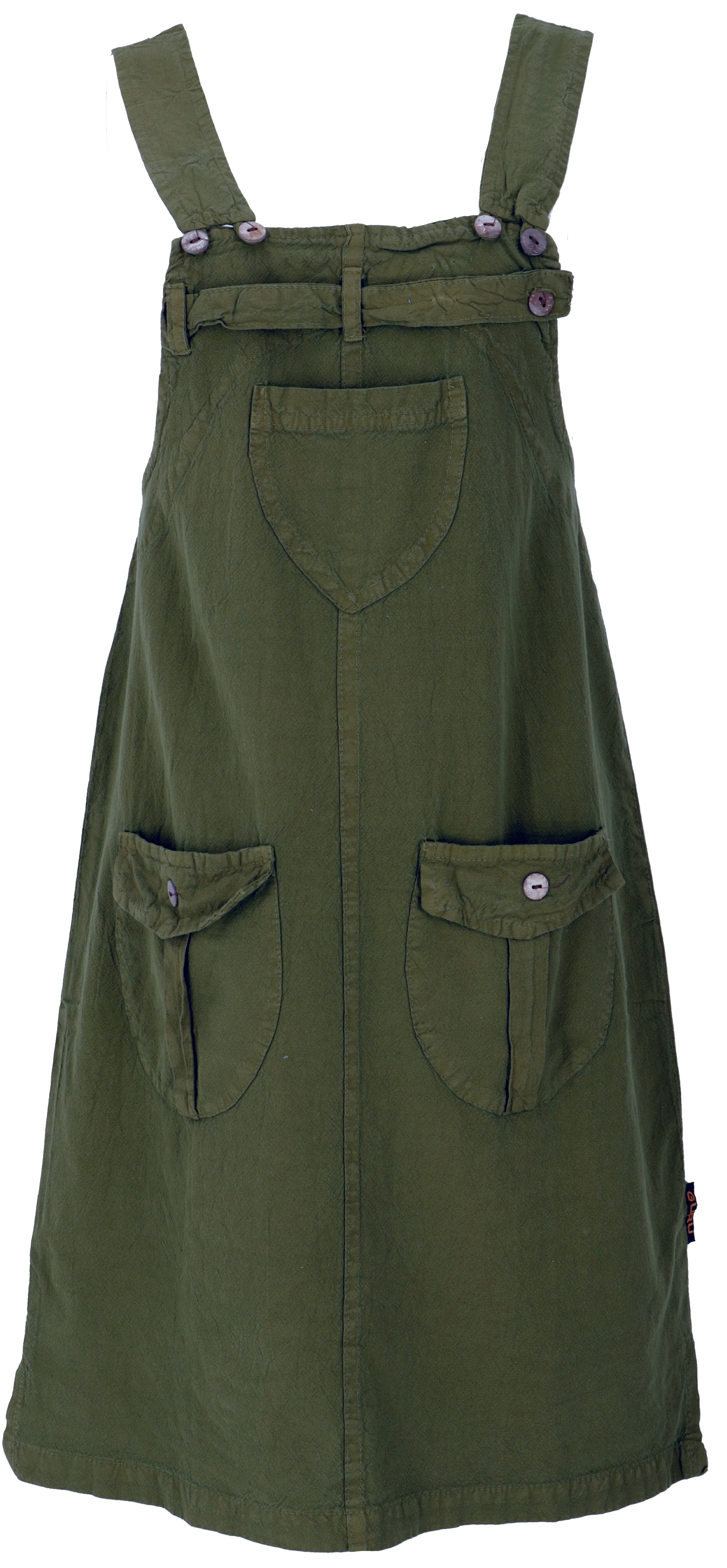 Guru-Shop Minirock Latzrock, Trägerkleid, Hippierock - günstig online kaufen