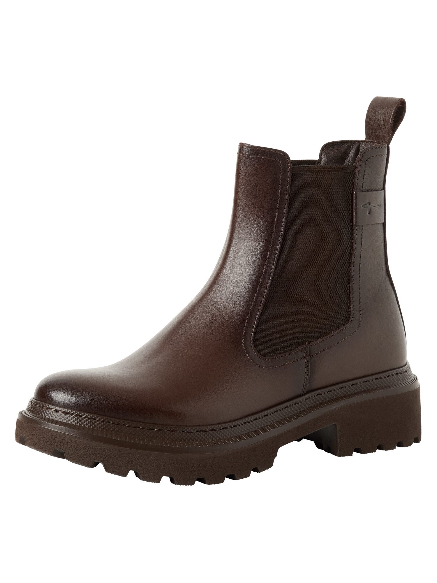 Tamaris Removable Sock aus Leder kein Absatz 1-25476-47 Chelseaboots Removable Sock