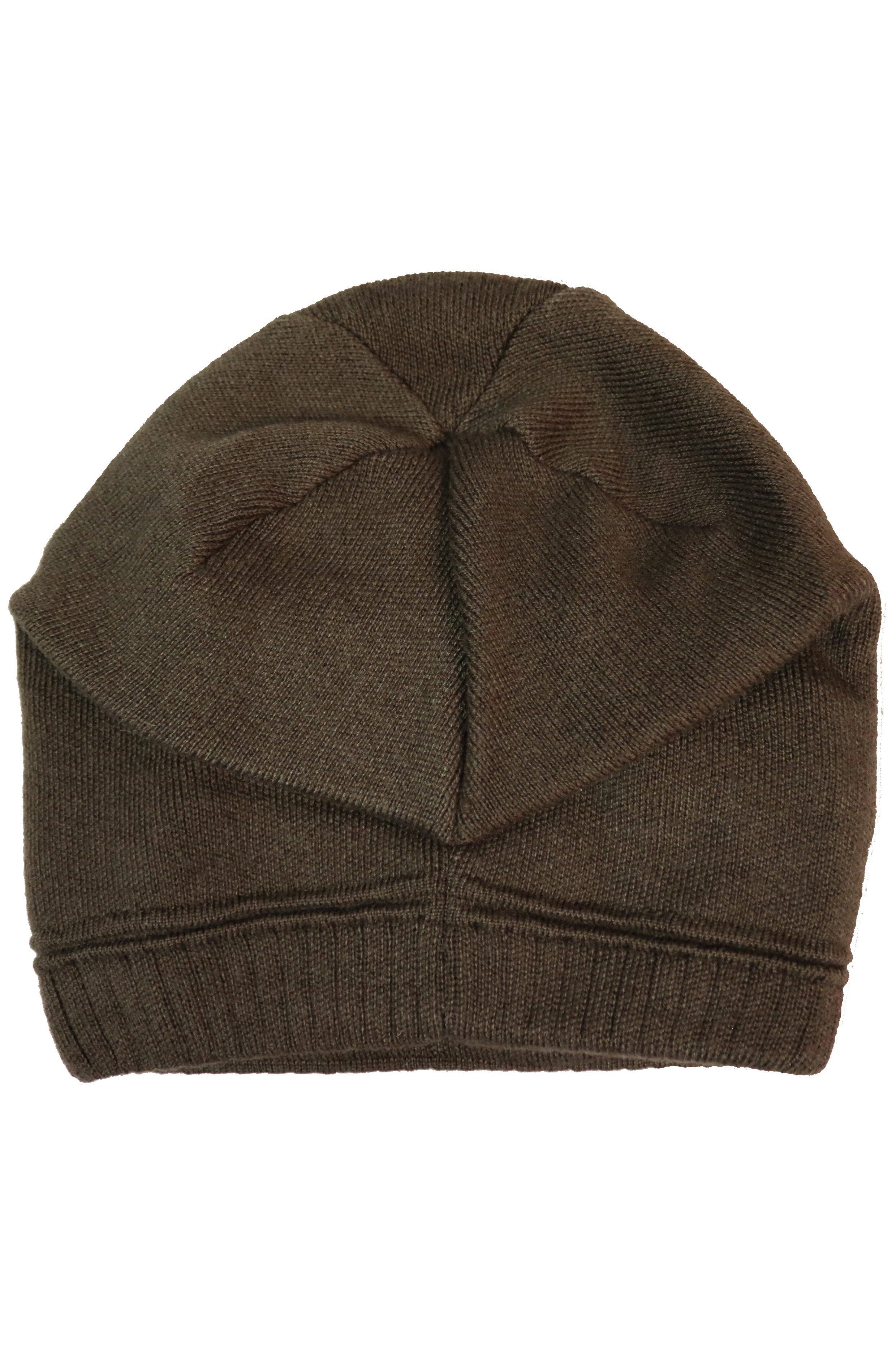 Capelli New York Beanie (Packung) Metall-Logo, gerafft, Feinstrick