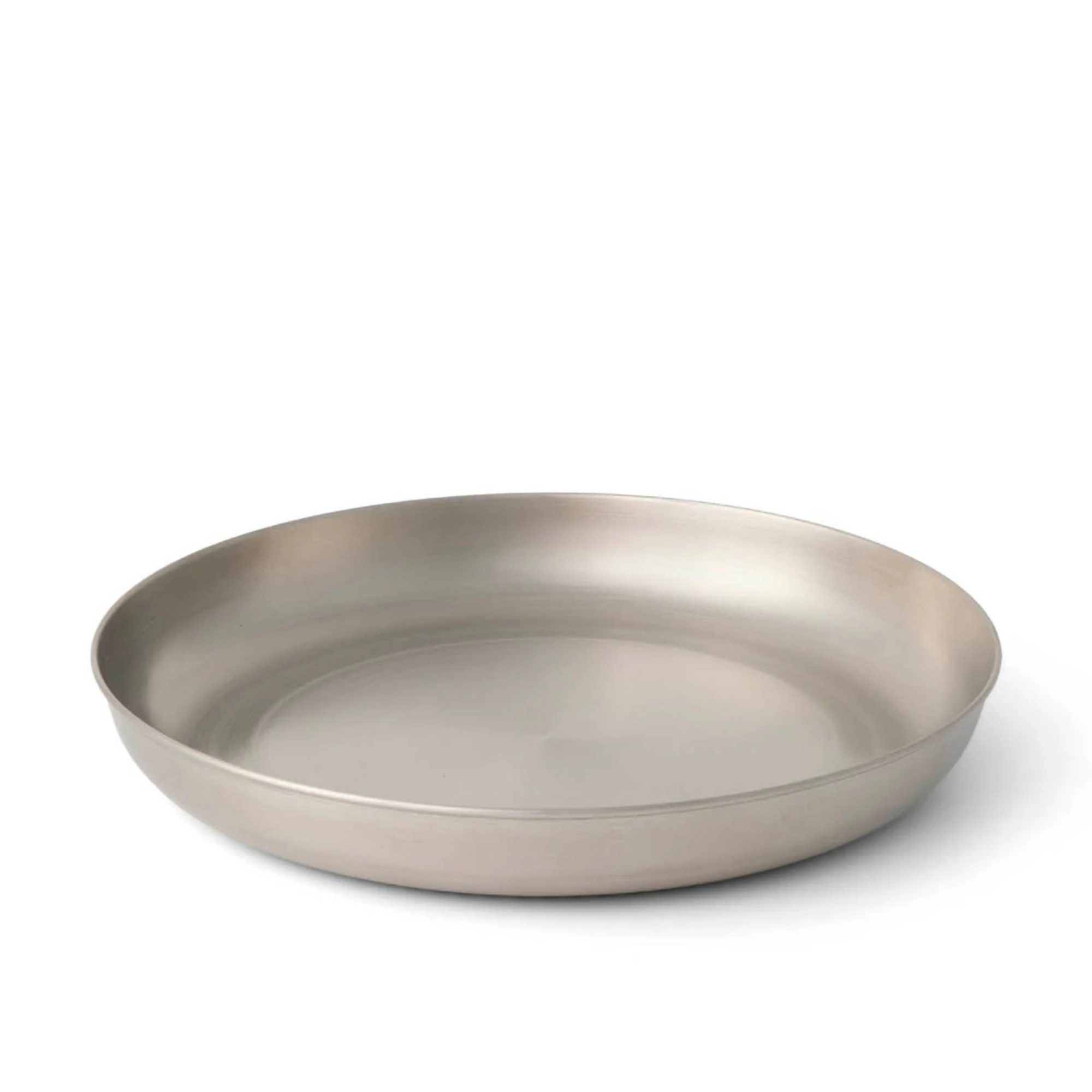 sea to summit Teller Detour Plate – Campingteller aus Edelstahl - Beluga Black