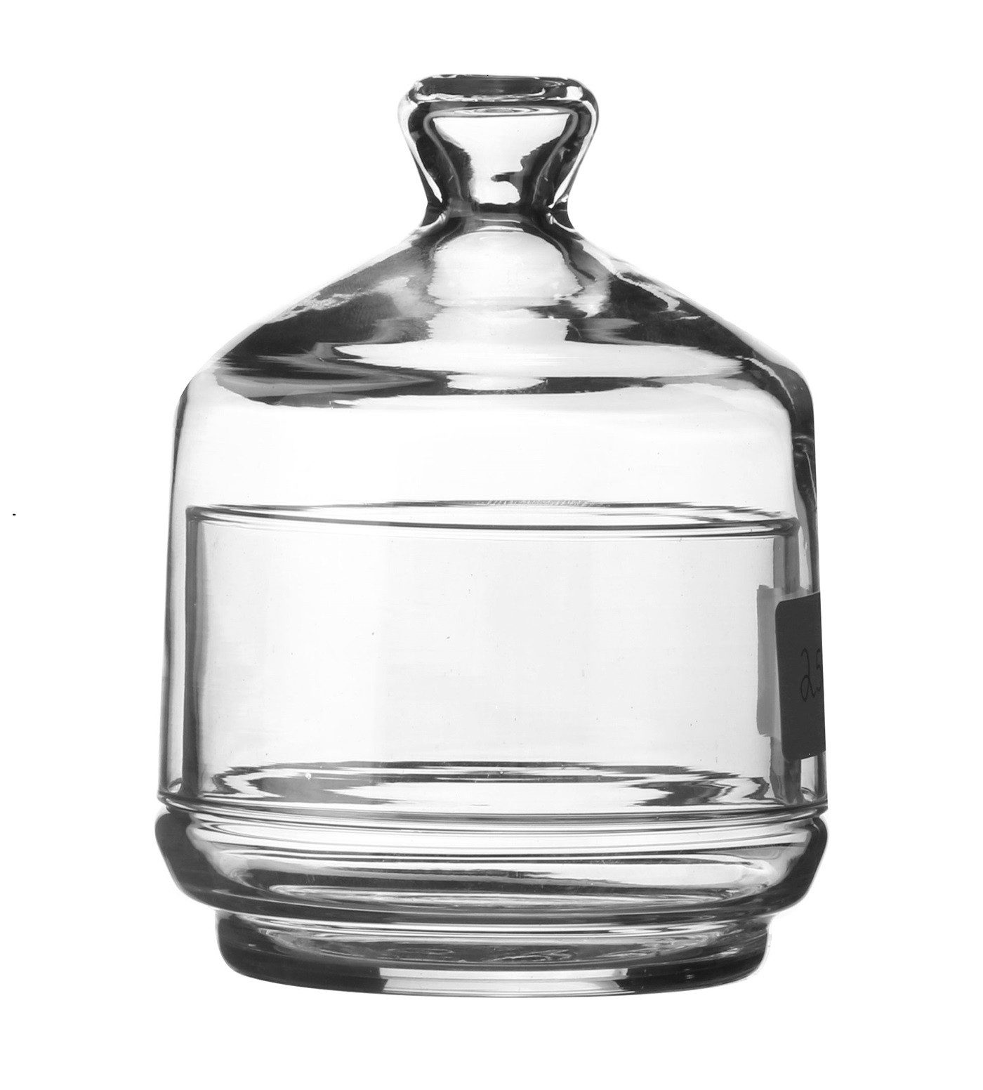 WestCraft Vorratsdose Glück im Glas - Bonboniere 3-stöckig, Bonbondose, für Süßigkeiten, Glas, (1-tlg), transparent, Bonbonglas mit Glas Deckel, Vorratsglas wie im Kiosk