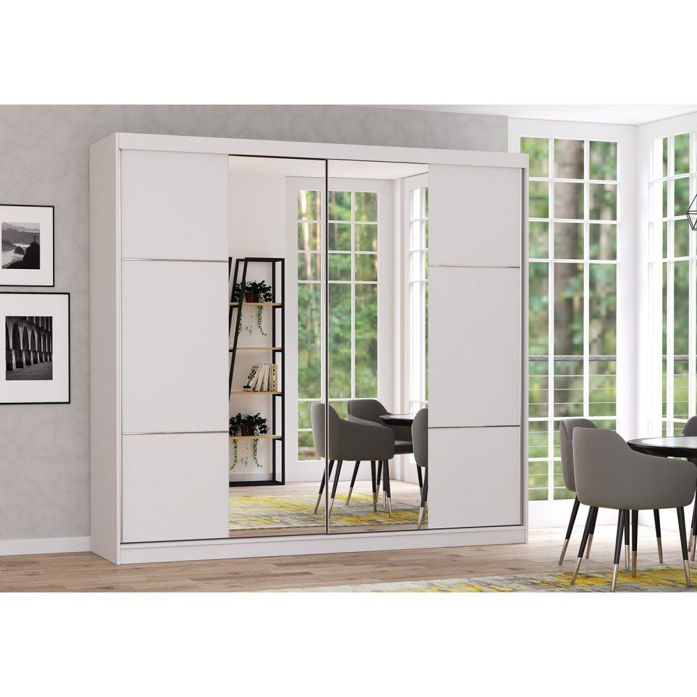MOEBLO Kleiderschrank BEN 38 (Schwebetürenschrank 2-türig günstig online kaufen