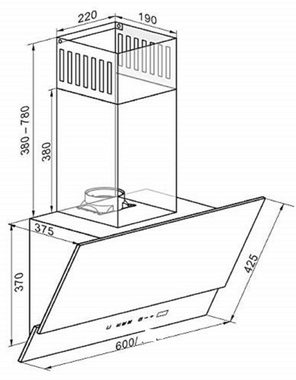 Kaiser Küchengeräte Backofen-Set EH 6367+AT 6410 F ECO, mit 1-fach-Teleskopauszug, Elektro Backofen, Autark, 79L, Drehspieß+Dunstabzugshaube 60 cm