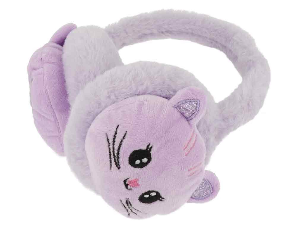 bb Klostermann Ohrenwärmer BB Klostermann Ohrenwärmer Ohrenschützer Katze hell lila