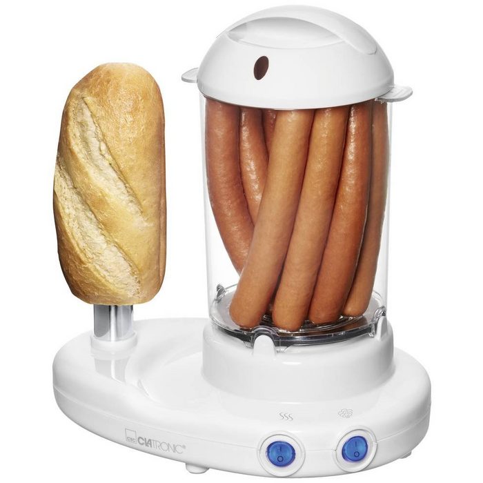 CLATRONIC Hotdog-Maker Clatronic HDM 3420 EK N 251136 Hot-Dog-Maker Weiß 380 W