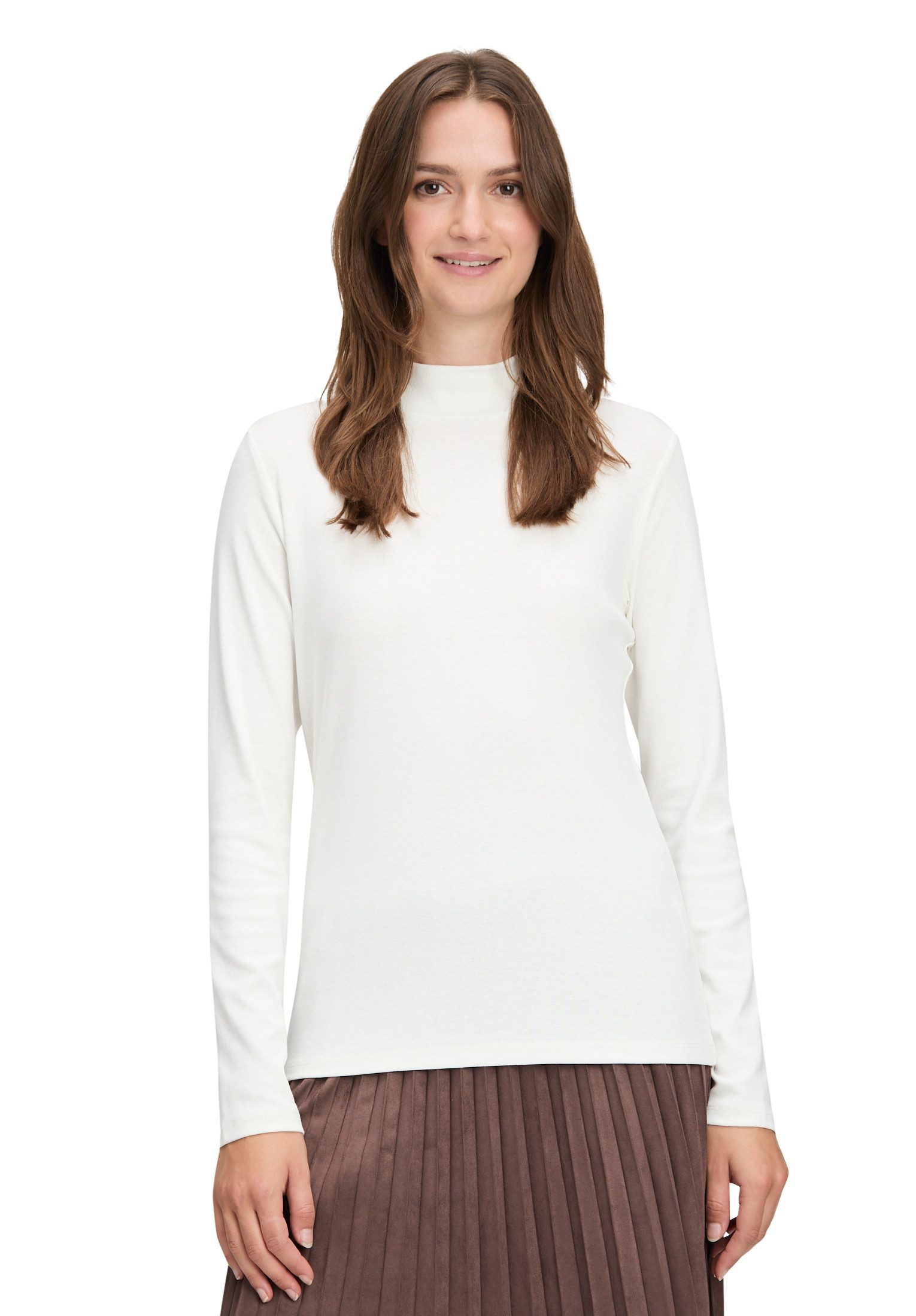 Cartoon Kurzarmshirt Damen mit Kragen (1-tlg)