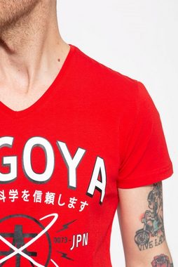Akito Tanaka T-Shirt City Code mit Kontrast-Print