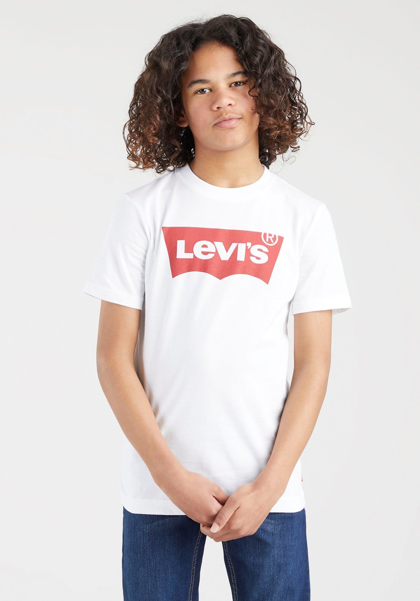 Diese Woche im Angebot Levi's® Kids T-Shirt LVB BATWING BOYS for weiß TEE