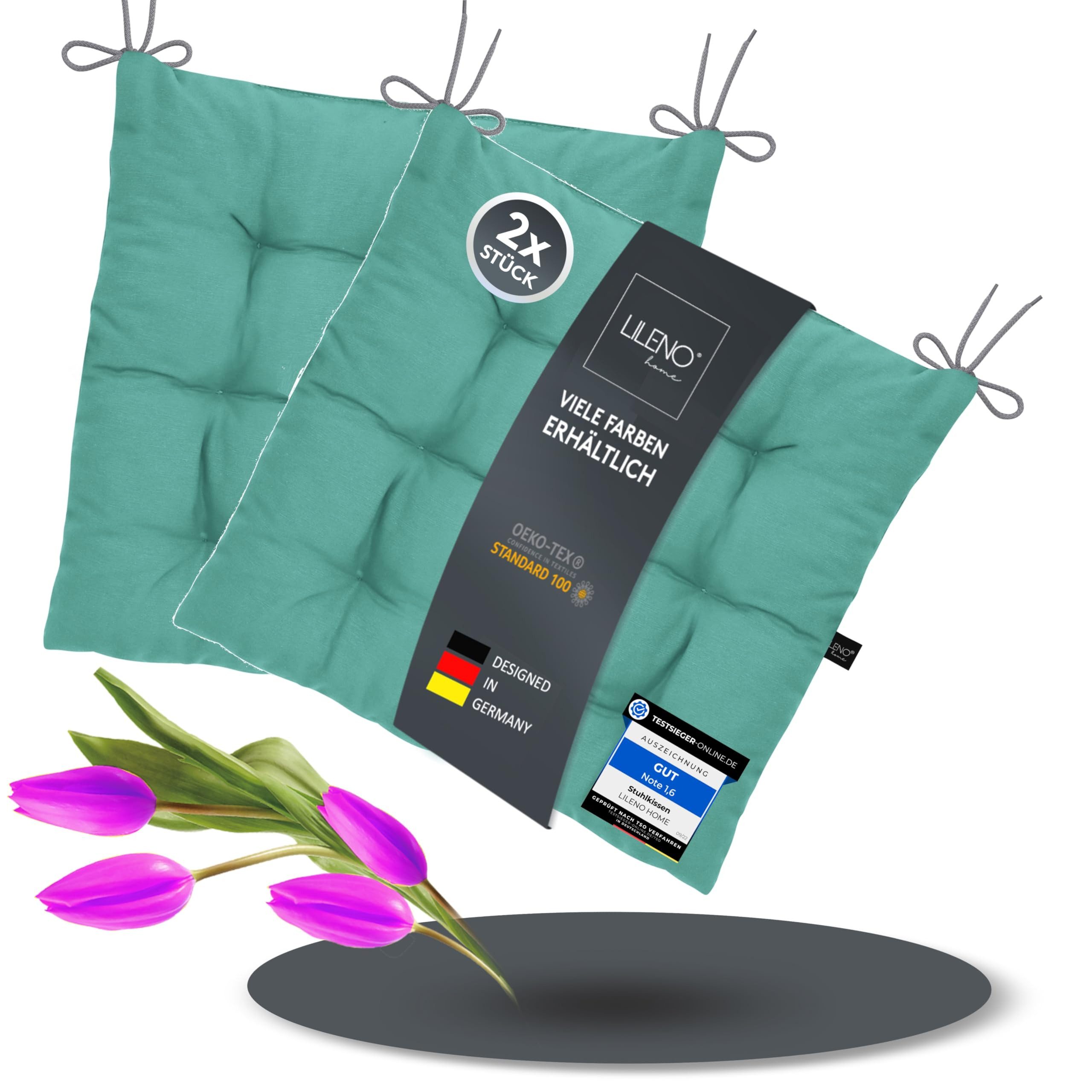 LILENO HOME Stuhlkissen Sitzkissen für Gartenstuhl, günstig online kaufen
