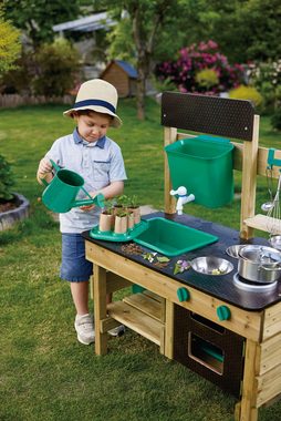 Hape Outdoor-Spielküche Holz, Kunststoff, Metall