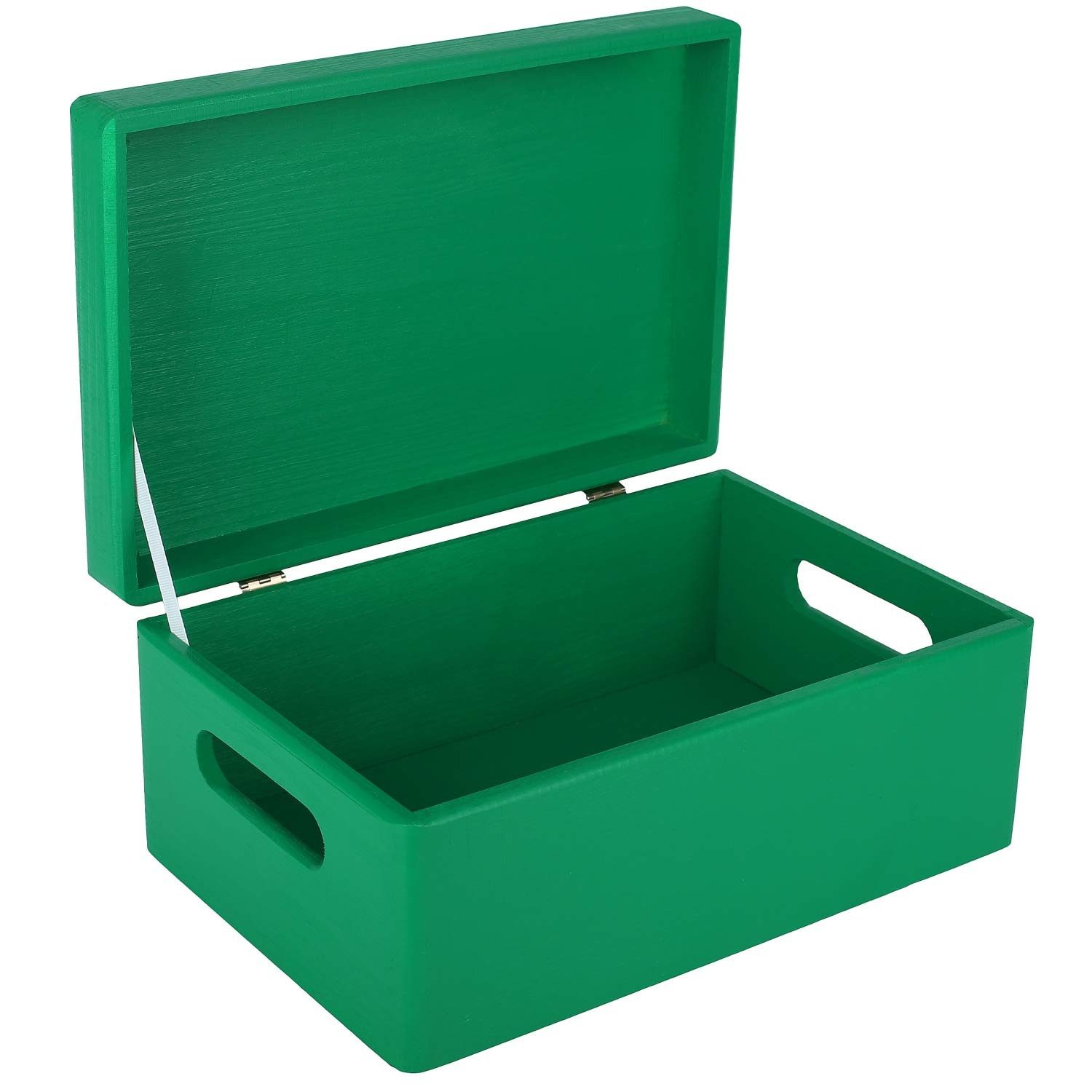 Creative Deco Holzkiste mit Deckel 30x20x14 cm (1cm) Erinnerungsbox