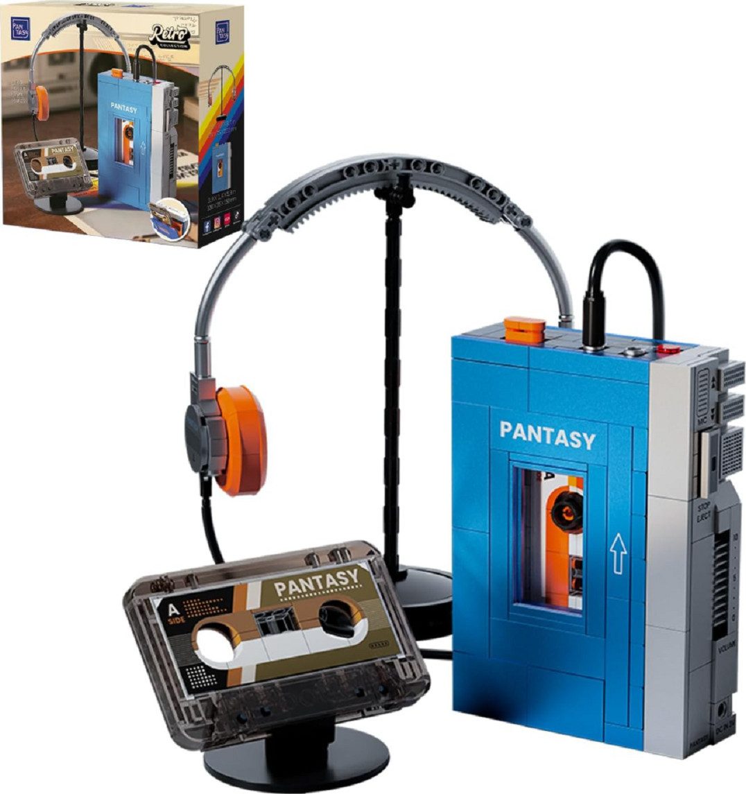 Pantasy Pantasy 85039 Retro Walkman 569 Teile Klemmbausteine Konstruktions-Spielset, (569 St)