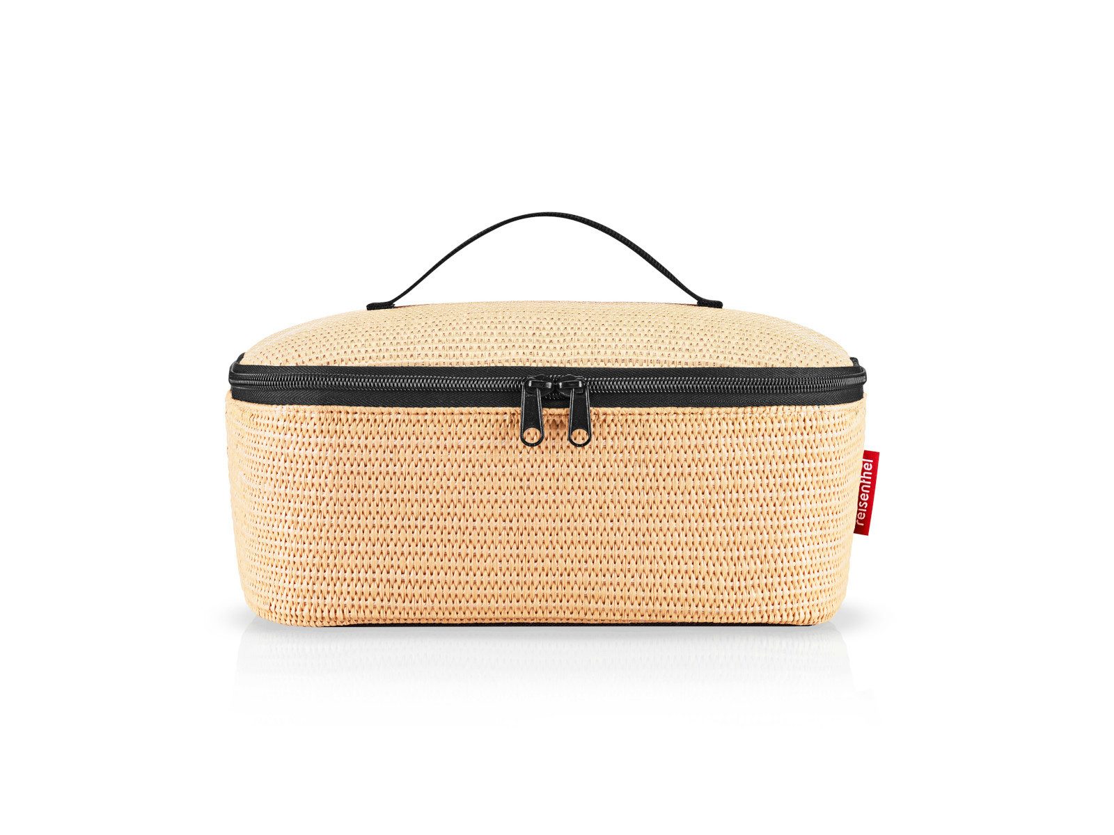 REISENTHEL® Kühltasche coolerbag M pocket raffia black