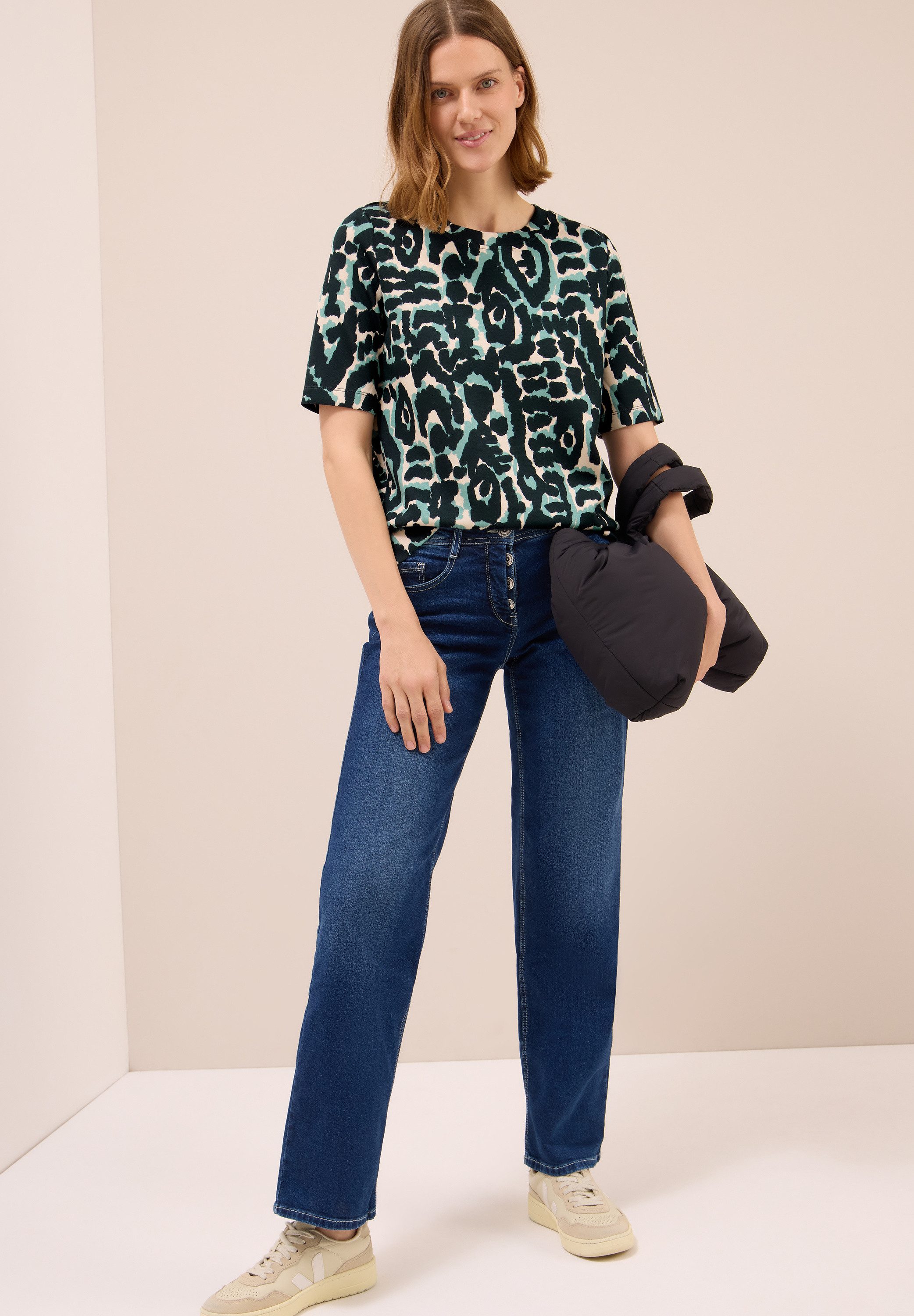 CECIL T-Shirt mit All-Over Print