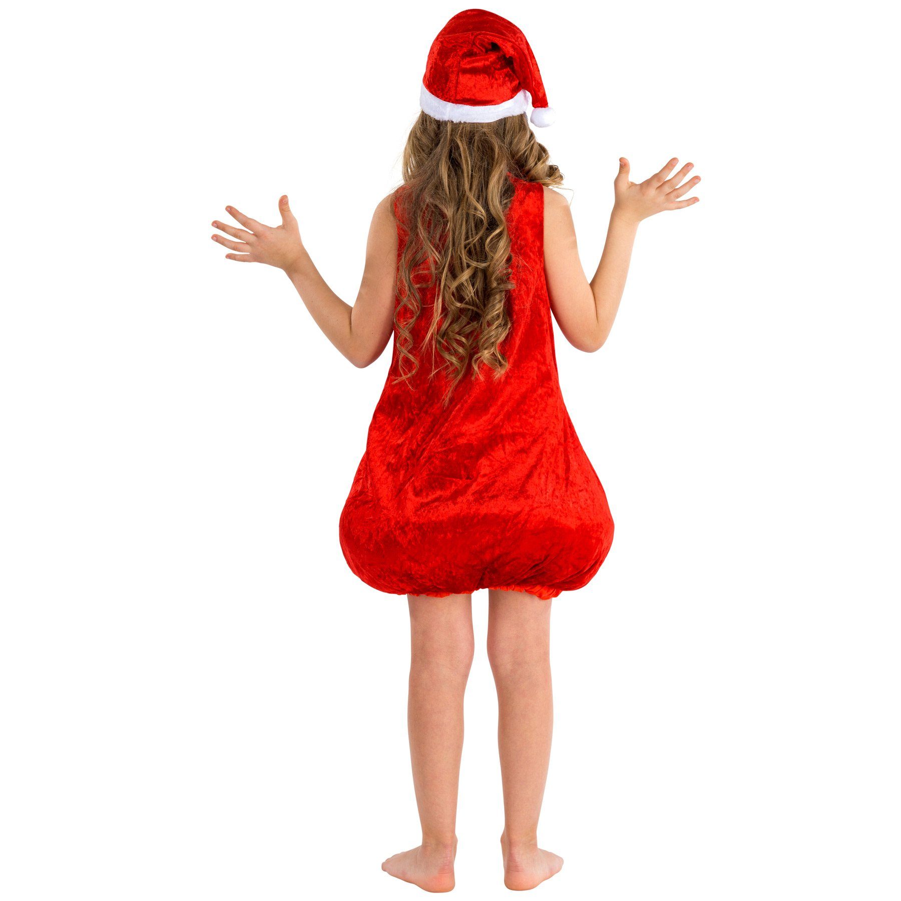 dressforfun Engel-Kostüm Mädchenkostüm süßer Weihnachtsfeger, Schönes Kleid