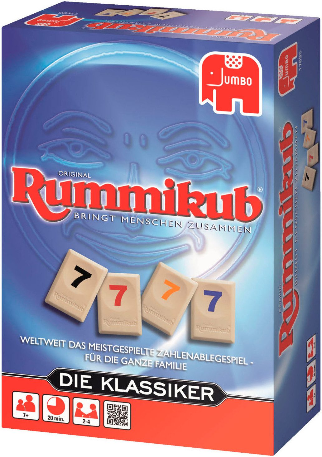 Jumbo Spiele Spiel Rummikub Die Klassiker, Familienspiel
