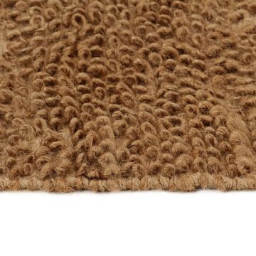 Teppich Schlingenteppich Handgefertigt 80x160 cm Jute und Baumwolle, vidaXL, Rechteckig