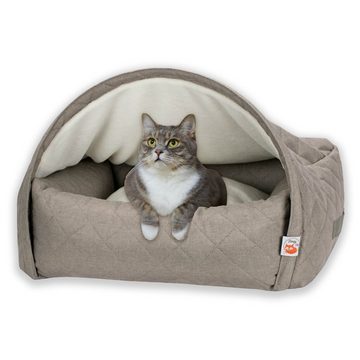 Sleepy Fox® Tierbett Sleepy Fox® Premium Kuschelhöhlenbett, XXL, Hundehöhle, Katzenhöhle, Sleepy Fox ist das sicherste Höhlenbett