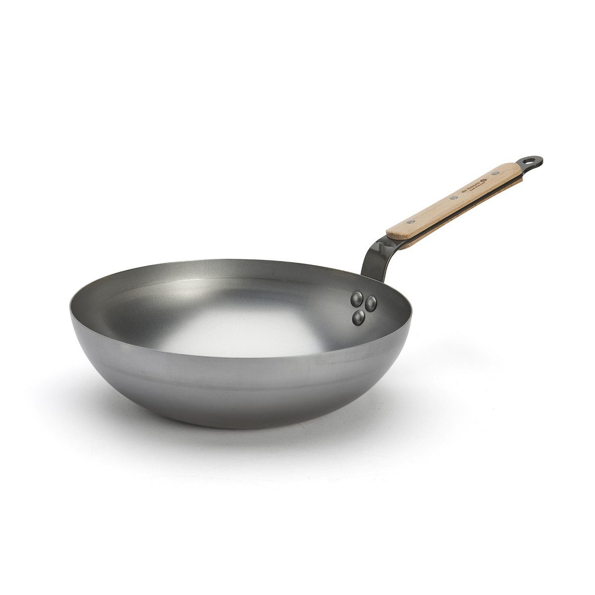 de Buyer Wok Mineral B Bois, 28 cm